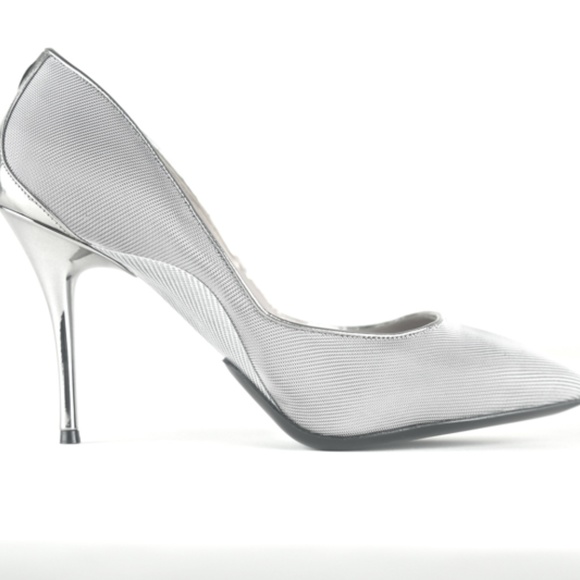 STILETTO HEELS - SILVER PUMPS by Enrico Cuini - Picture 2 of 5